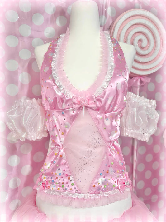 glacé fantasy halter blouse . ݁₊ ⊹ ᧔ෆ᧓ (pre-order!)