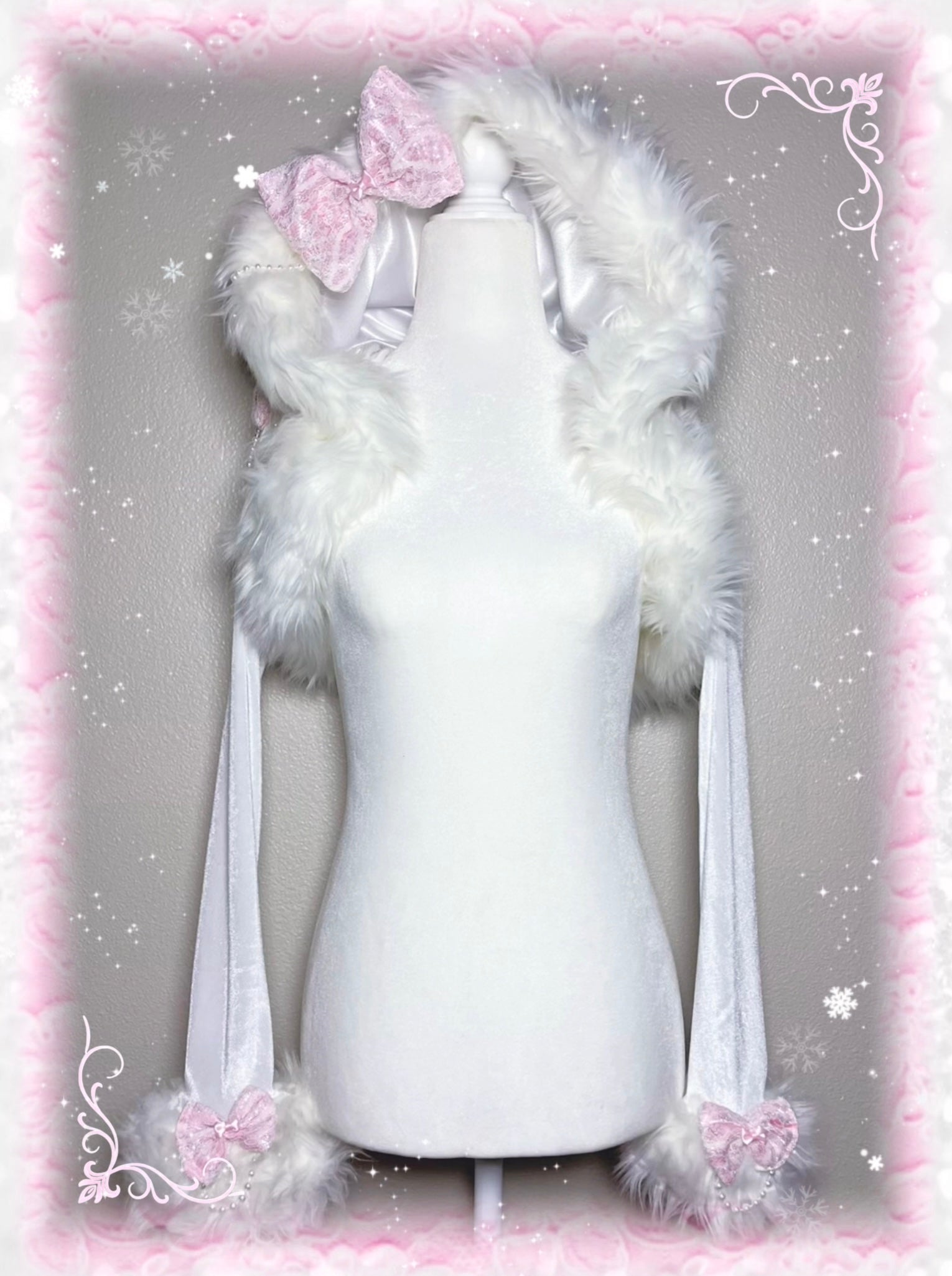 sugar plum fairy . ݁₊ ⊹ fur trim bolero