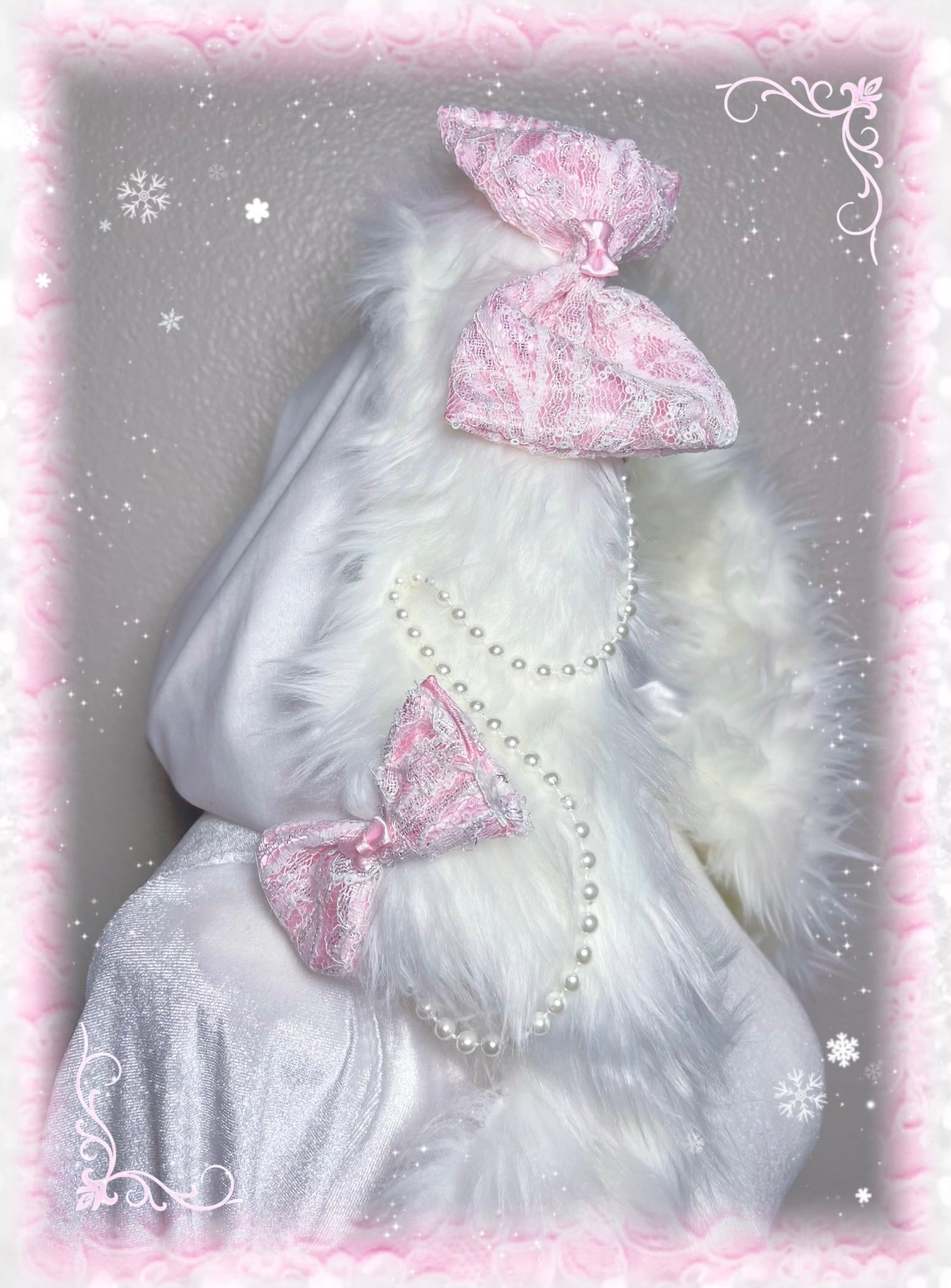 sugar plum fairy . ݁₊ ⊹ fur trim bolero